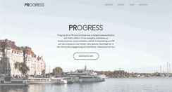Desktop Screenshot of progresspr.se