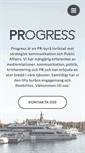 Mobile Screenshot of progresspr.se